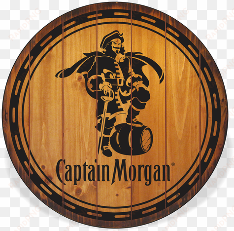 captain morgan barrel top sign - captain morgan logo png