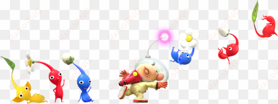 captain olimar pikmin character art - pikmin