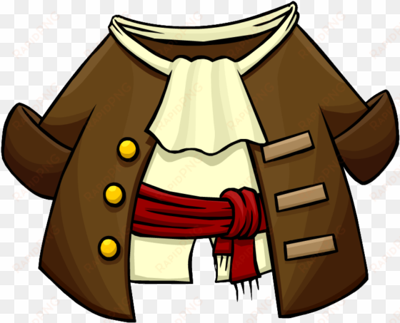 captain s coat club penguin wiki fandom - club penguin pirate clothes