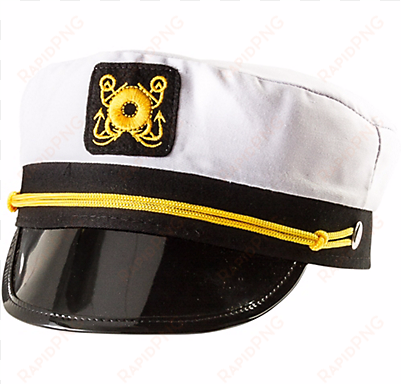 captain's hat - cruise ship captain hat, adult size skipper costume