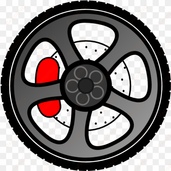 car clipart wheel - alloy wheels clipart