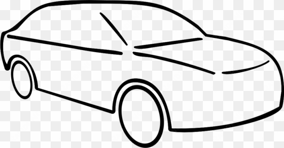 car comments - car line drawing png