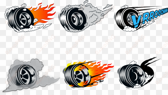 Car Wheel Burnout - Wheel Burnout Png transparent png image