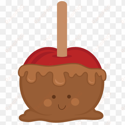 caramel apples png image black and white - caramel apple clipart
