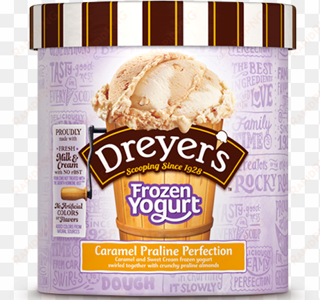 caramel praline perfection - dreyer's caramel ice cream