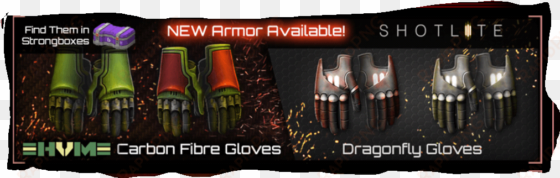 carbon fiber and dragonfly gloves mobile banner - bullet