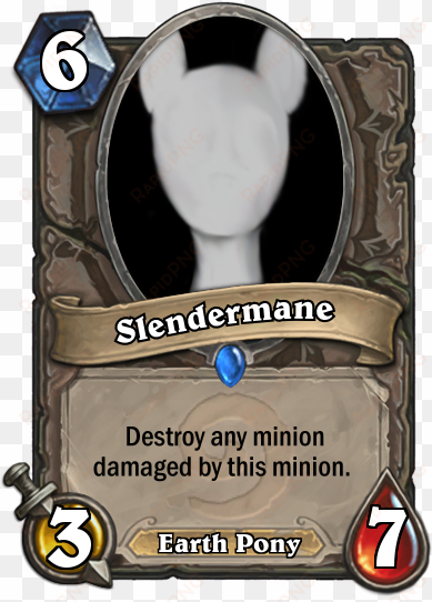 Card, Hearthstone, Safe, Slenderman, Slendermane, Trading - Darkest Dungeon Hearthstone Cards transparent png image