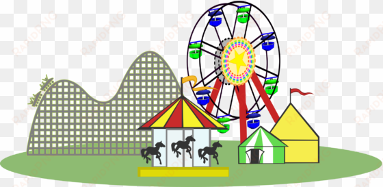 carneval clipart roller coaster - fair rides clip art