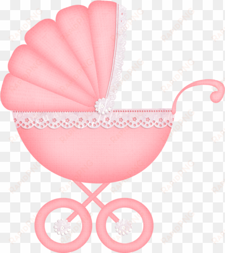 carriage clipart baby pink - pink baby stroller clipart