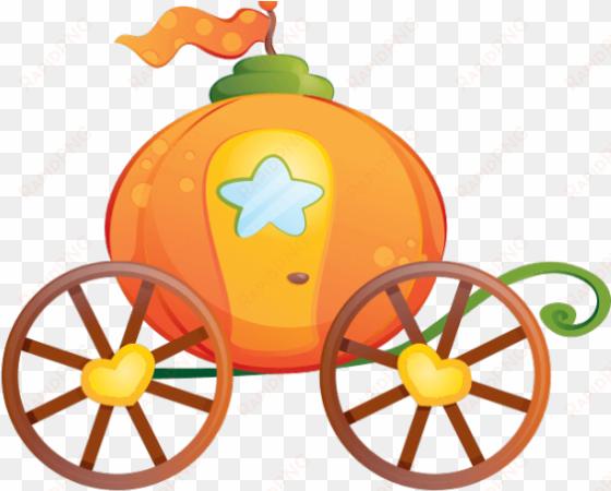 carriage clipart pumpkin - cinderella pumpkin carriage cartoon