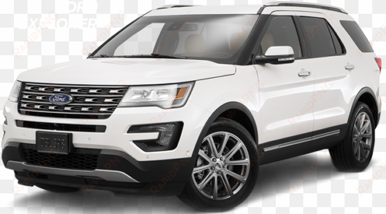 carro - white ford explorer 2017