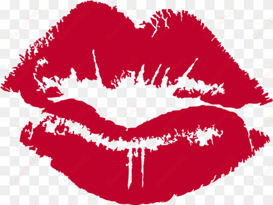 cars stickers, glamor stickers, girls stickers, female - red lipstick kiss