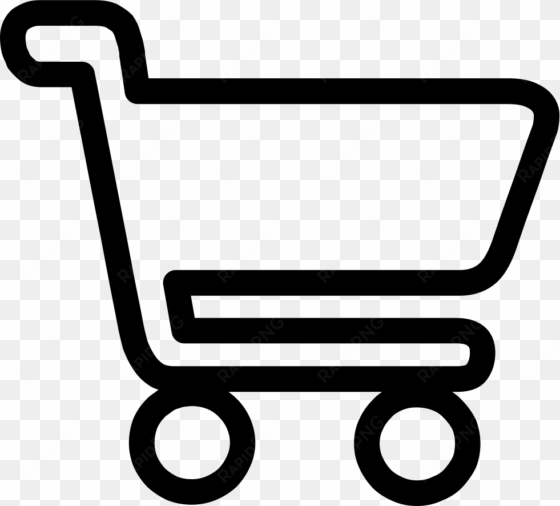 cart png pic - shopping cart logo png white