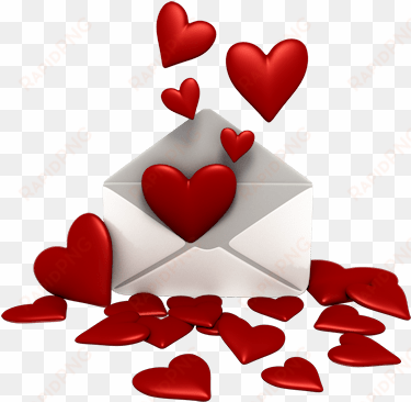 carta plena de corazones - corazones png