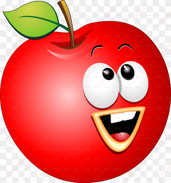 cartoon - apple cartoon images png