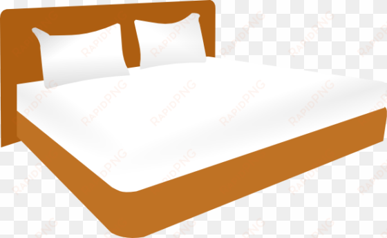 cartoon bed png graphic - double bed clipart