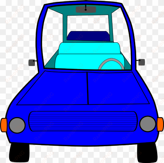 cartoon car images free banner stock - blue car cartoon front view