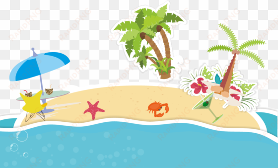 cartoon clip art fresh beach transprent - summer cartoon png