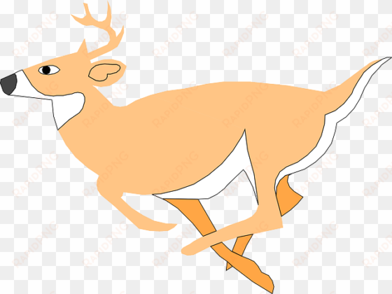 cartoon, deer, running, art, forest, jumping, leaping - deer cartoon png gif