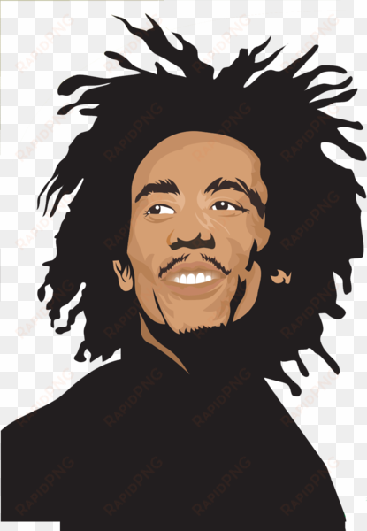 Cartoon Dreads Png - Bob Marley Cartoon transparent png image