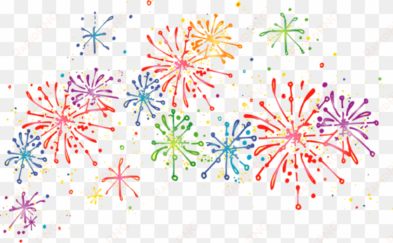 cartoon fireworks - fireworks clipart