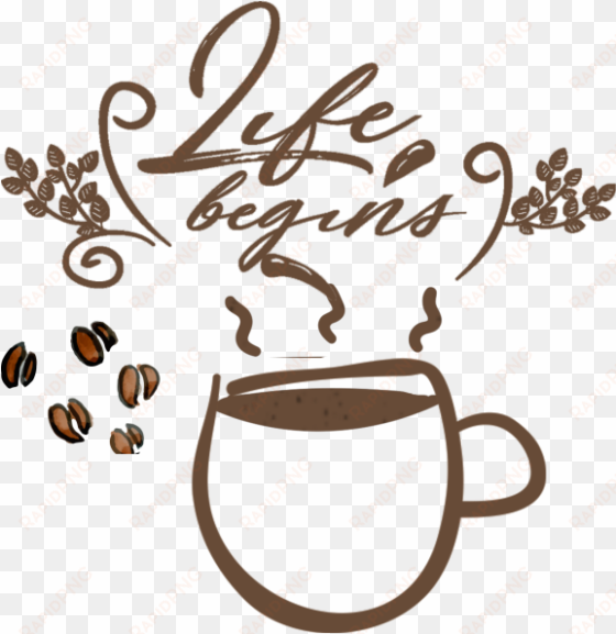 cartoon hand-painted coffee drink, coffee, drinks, - coffee leaf ilustration vector