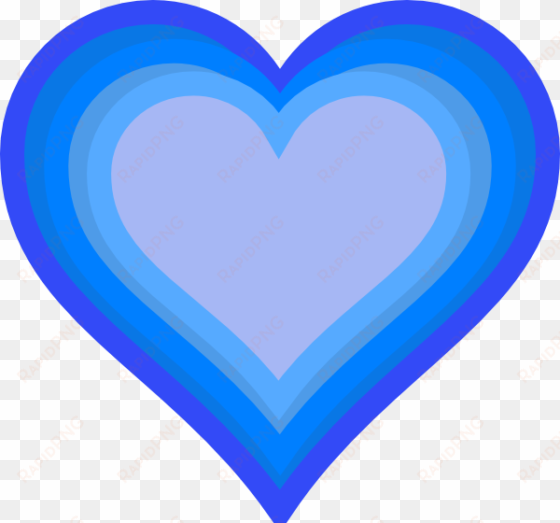 cartoon heart clip art - heart clipart blue