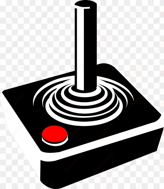 cartoon joystick, classic, controller, icon, stick, - joystick clipart