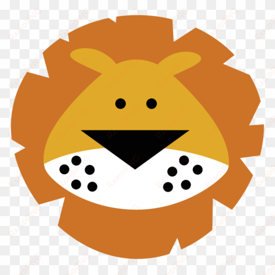 cartoon lion face - cute lion face cartoon