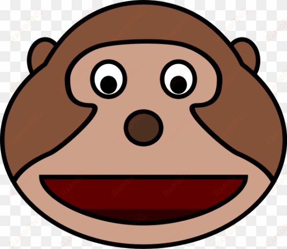 cartoon monkey head clipart png