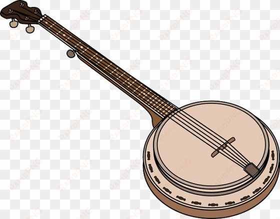 cartoon, musical, african, american, instrument, banjo - banjo clip art