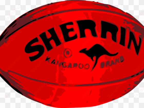 cartoon of afl ball