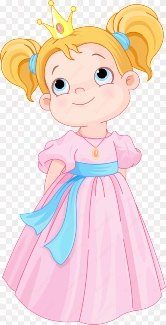Cartoon Painted Fairy Princess Pattern Elements - Prince And Princess transparent png image