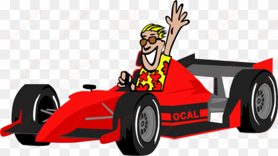 Cartoon Race Car Clip Art Eskay - Race Car Driver Clipart transparent png image