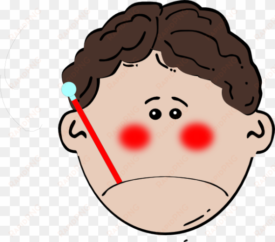 cartoon sick people clipart - someone that is sick