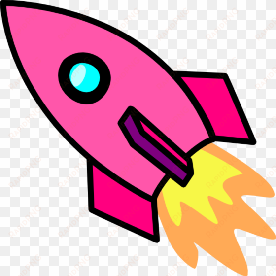 cartoon spaceship png - rocket clipart