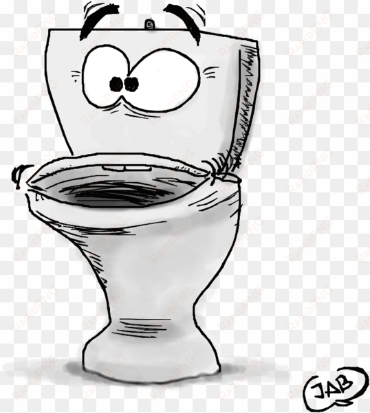 cartoon toilet by jabd on deviantart banner royalty - toilet cartoon transparent png