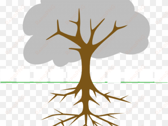 cartoon tree roots - tree clip art