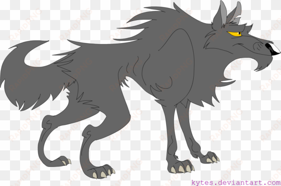 cartoon wolf png - red hood wolf png