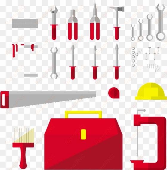 cartoon wrench hardware tools daquan png - hand tools infographic