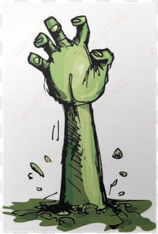 cartoon zombie hand