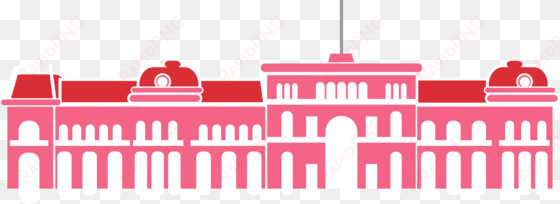 casa rosada clipart - casa rosada logo png