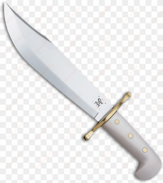 case bowie knife white