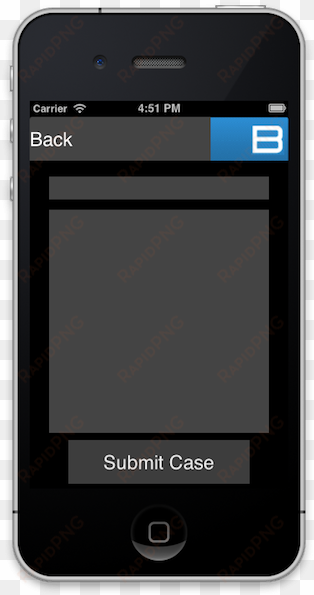 case open view - mobile app