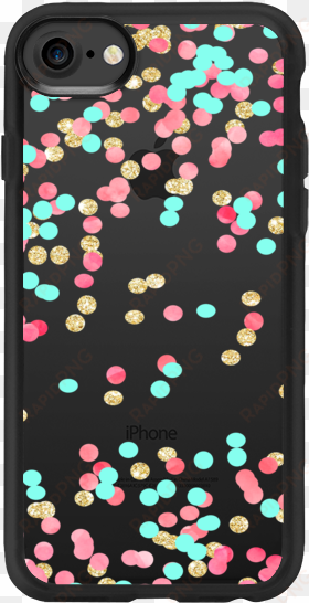 casetify iphone 7 classic grip case - polka dot