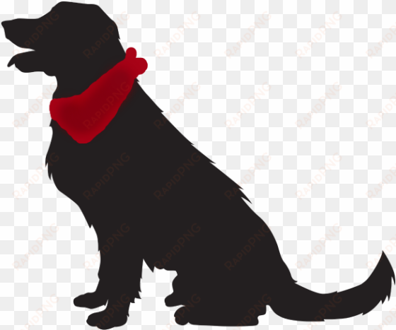 cash silhouette - silhouette golden retriever clipart