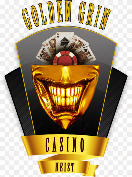 casino logo goldengrin - golden grin casino logo