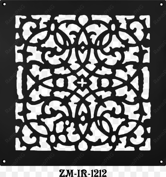 cast iron floor ceiling or wall grille registers without - register