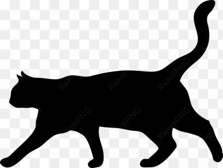 cat animal the silhouette domestic cat kit - cat clip art