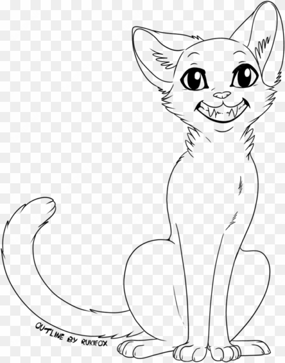 cat drawing template - cat